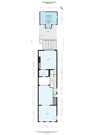 Plattegrond - Keizersgracht 584-586, 1017 EN Amsterdam - 212_210_Keizersgracht 586 - Amsterdam - Begane grond - 2D.jpg